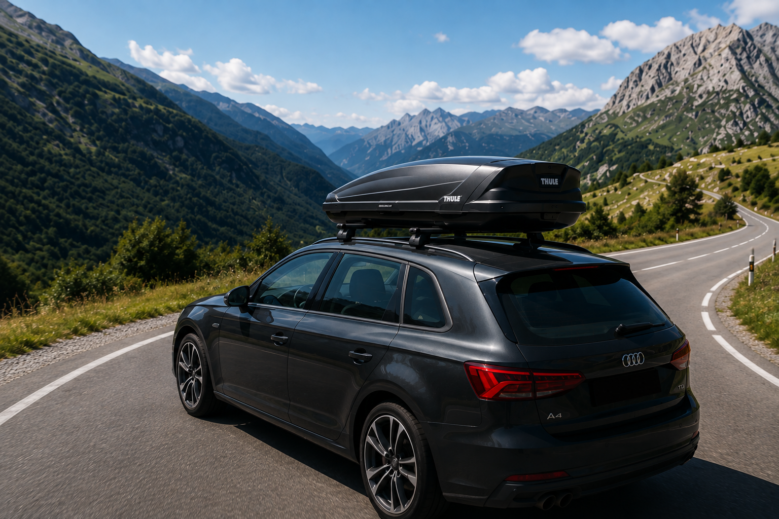 ROAD TRIP — automobil sa krovnim koferom